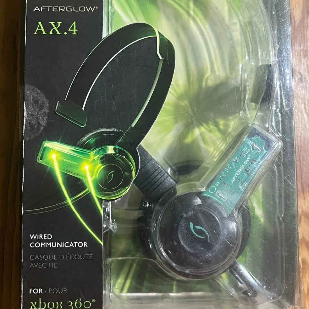 AFTERGLOW AX.4 Wired Communicator Gaming Headset for Xbox 360 Online Chat NIB